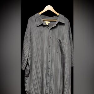 DXL Island Passport Big & Tall size 4XLT grey shirt. I have many more big & tall